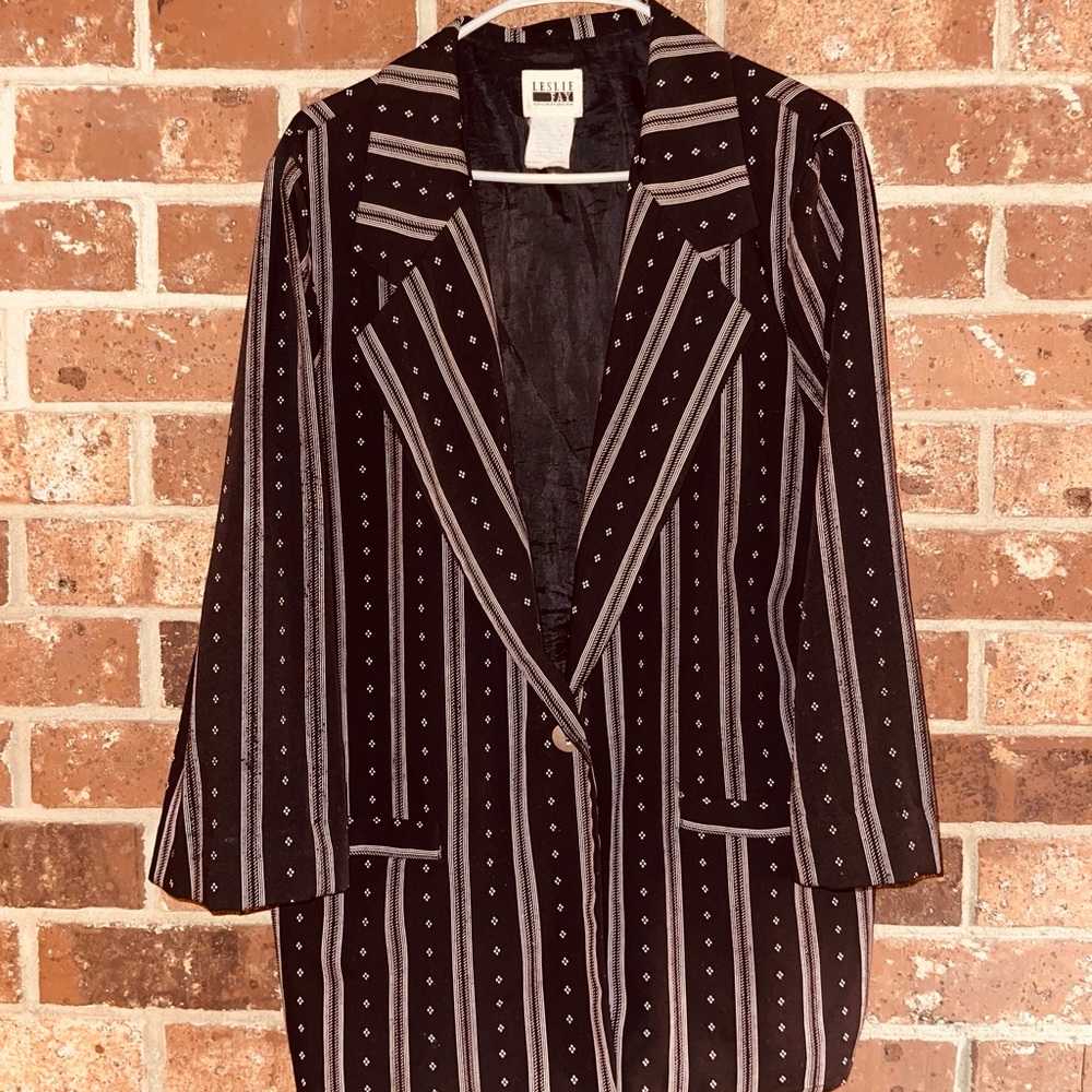 Leslie Fay Size 12 Vintage Blazer Coat